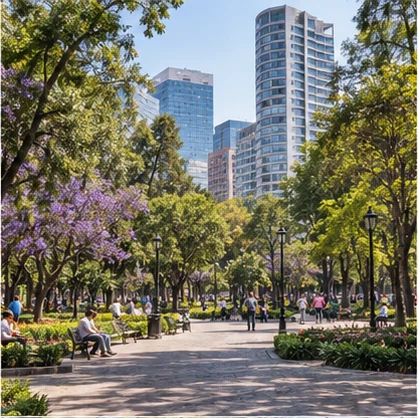 Vista de Benito Juárez, Ciudad de México